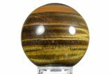 Polished Tiger's Eye Sphere - Top Quality #352493-1